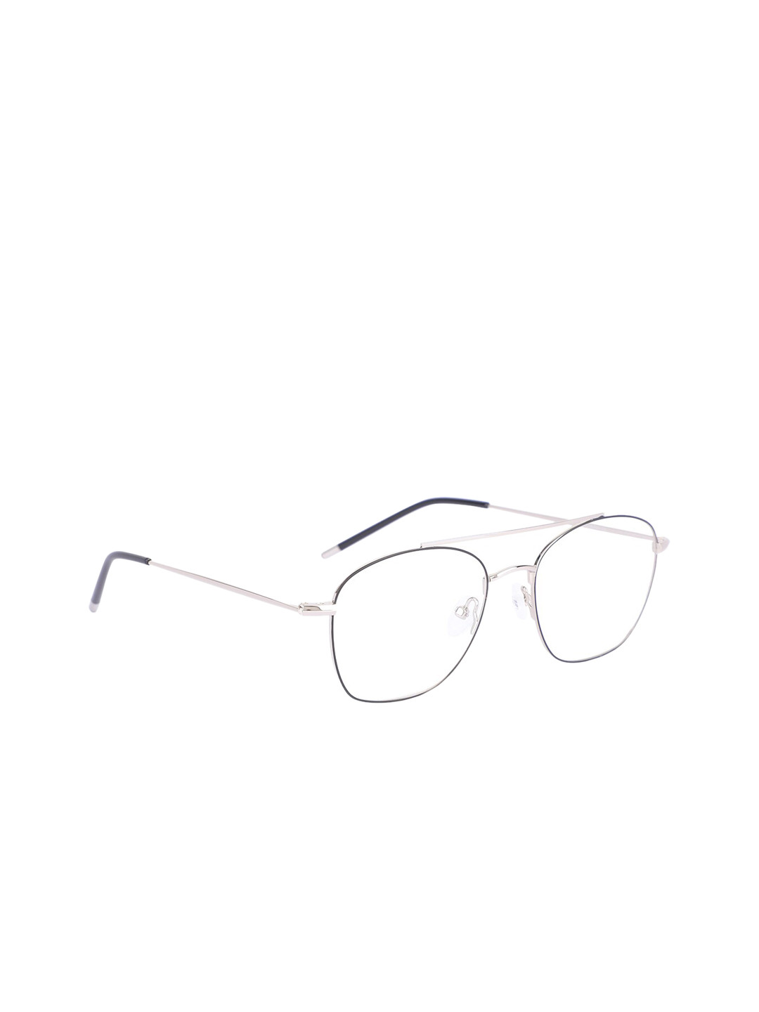 MARC LOUIS Unisex Transparent Solid Full Rim Aviator Frames RB3274 C2 50 FR