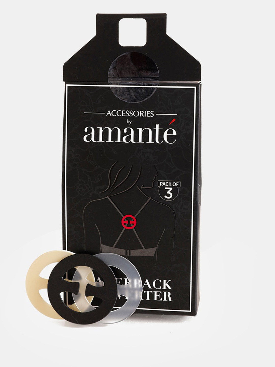 Amante Women Set Of 3 Racerback Bra Converters