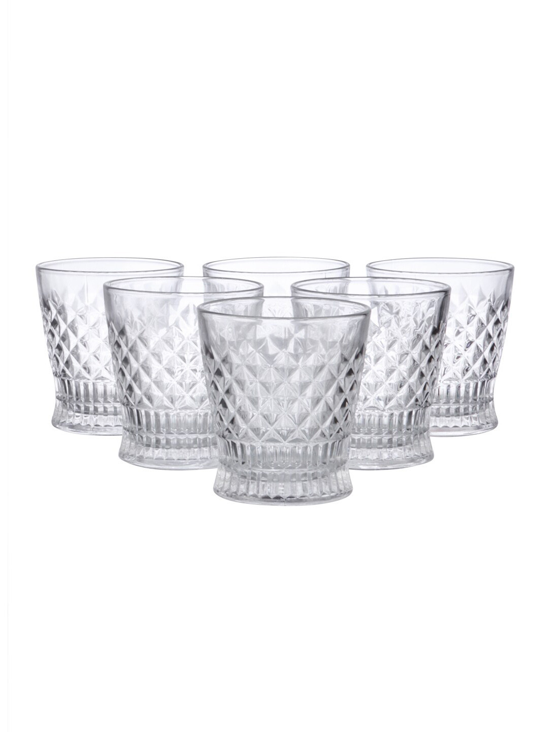 ceradeco 6 Pieces Transparent  Juice Glasses