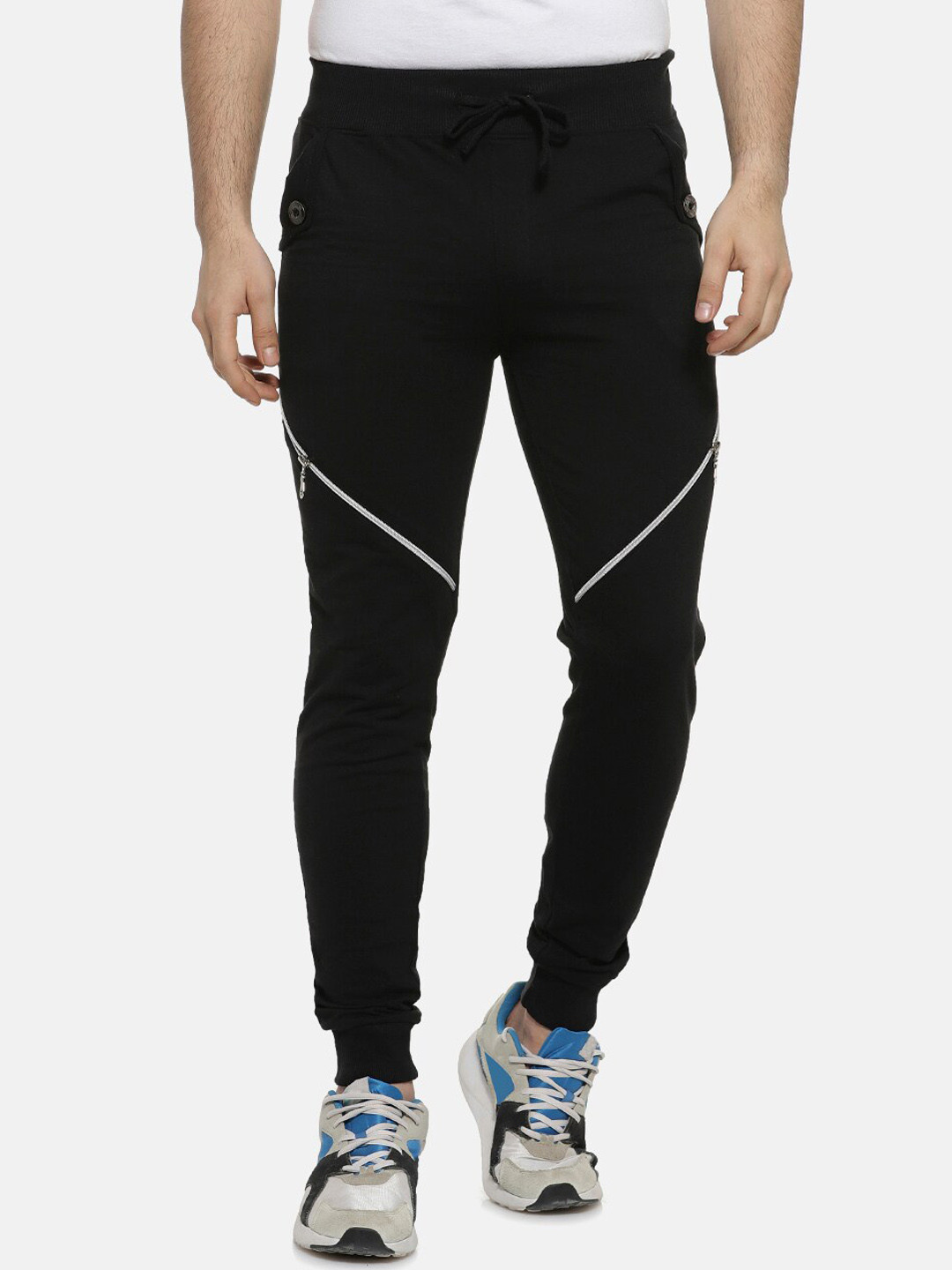 CAHOOT Men Black Solid Joggers