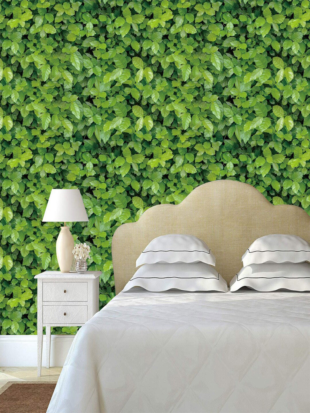 Jaamso Royals Green Leaf Wall Paper