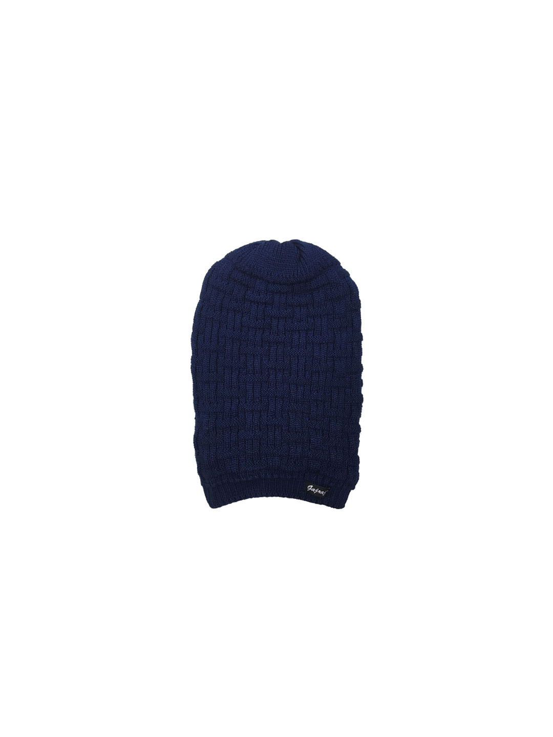 Gajraj Adult Navy Blue Solid Beanie