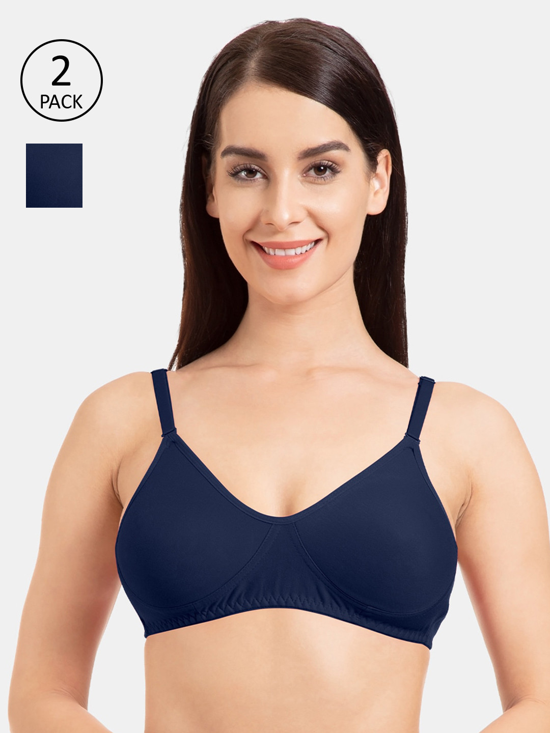 Tweens Pack of 3 Non-Wired Non Padded Everyday Bras TW-386