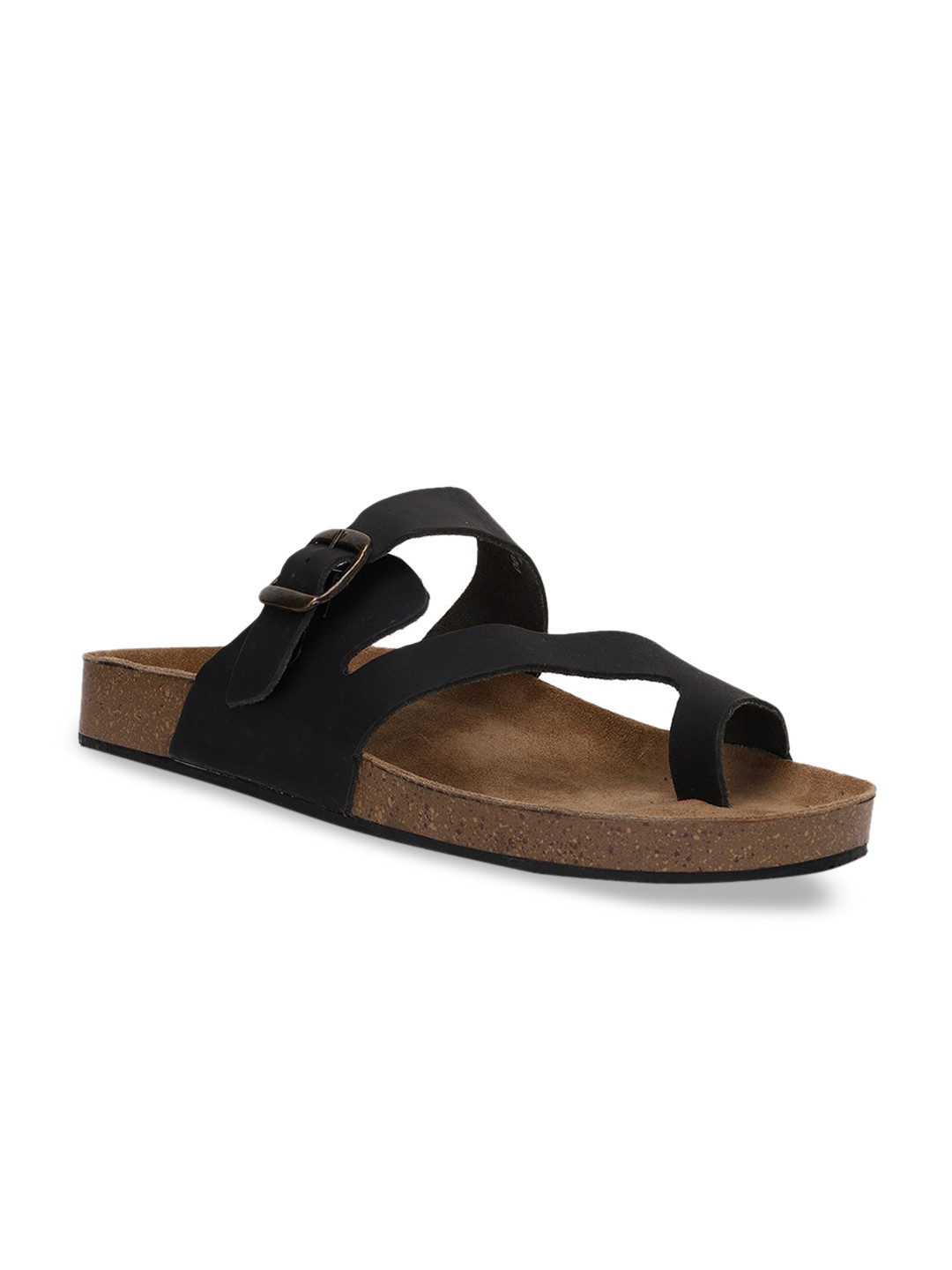 Bata Men Black Sandals