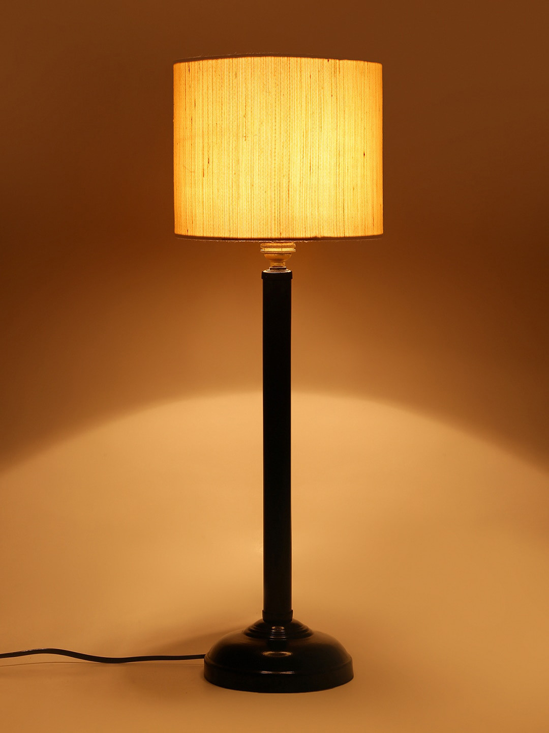 Devansh Cream-Coloured Solid Buffet Table Lamp