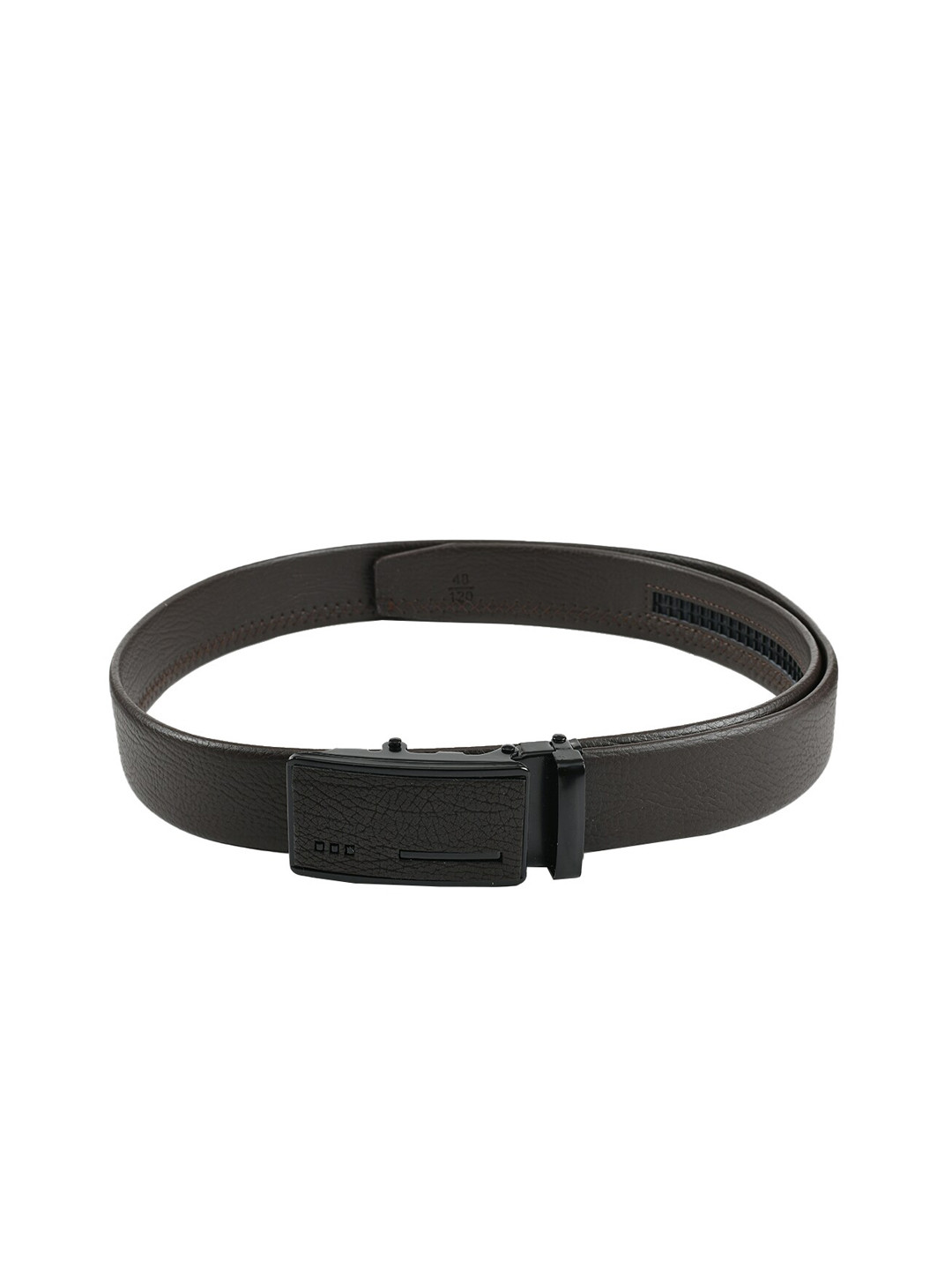 WINSOME DEAL Men Coffee Brown Solid Belt