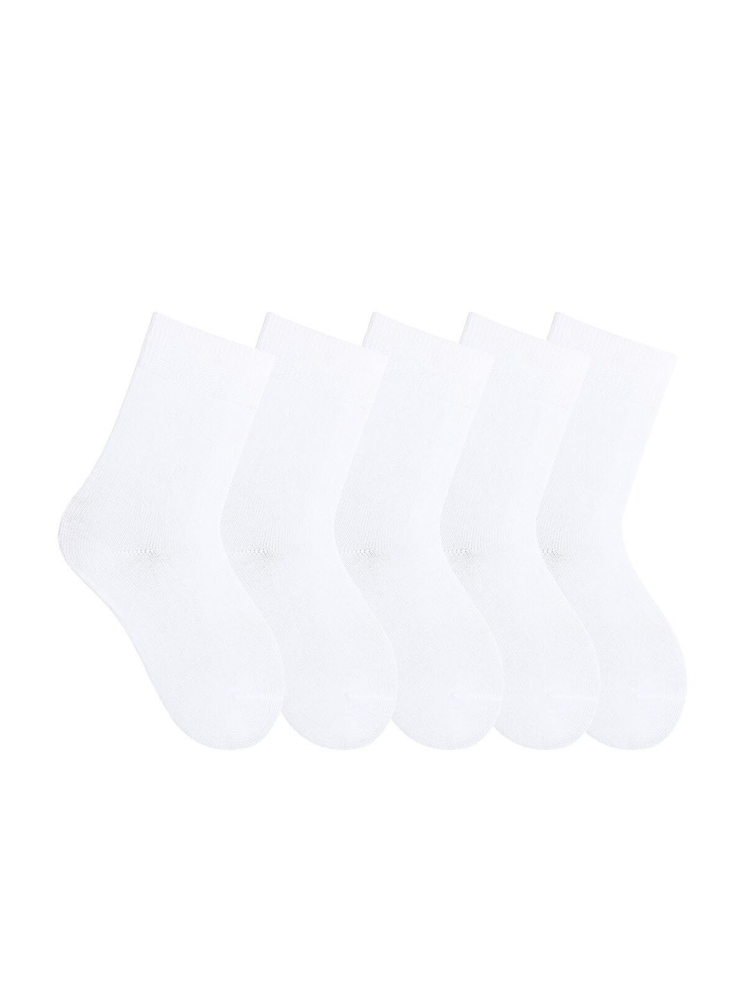 Bonjour Kids Pack of 5 Assorted Calf-Length School Socks