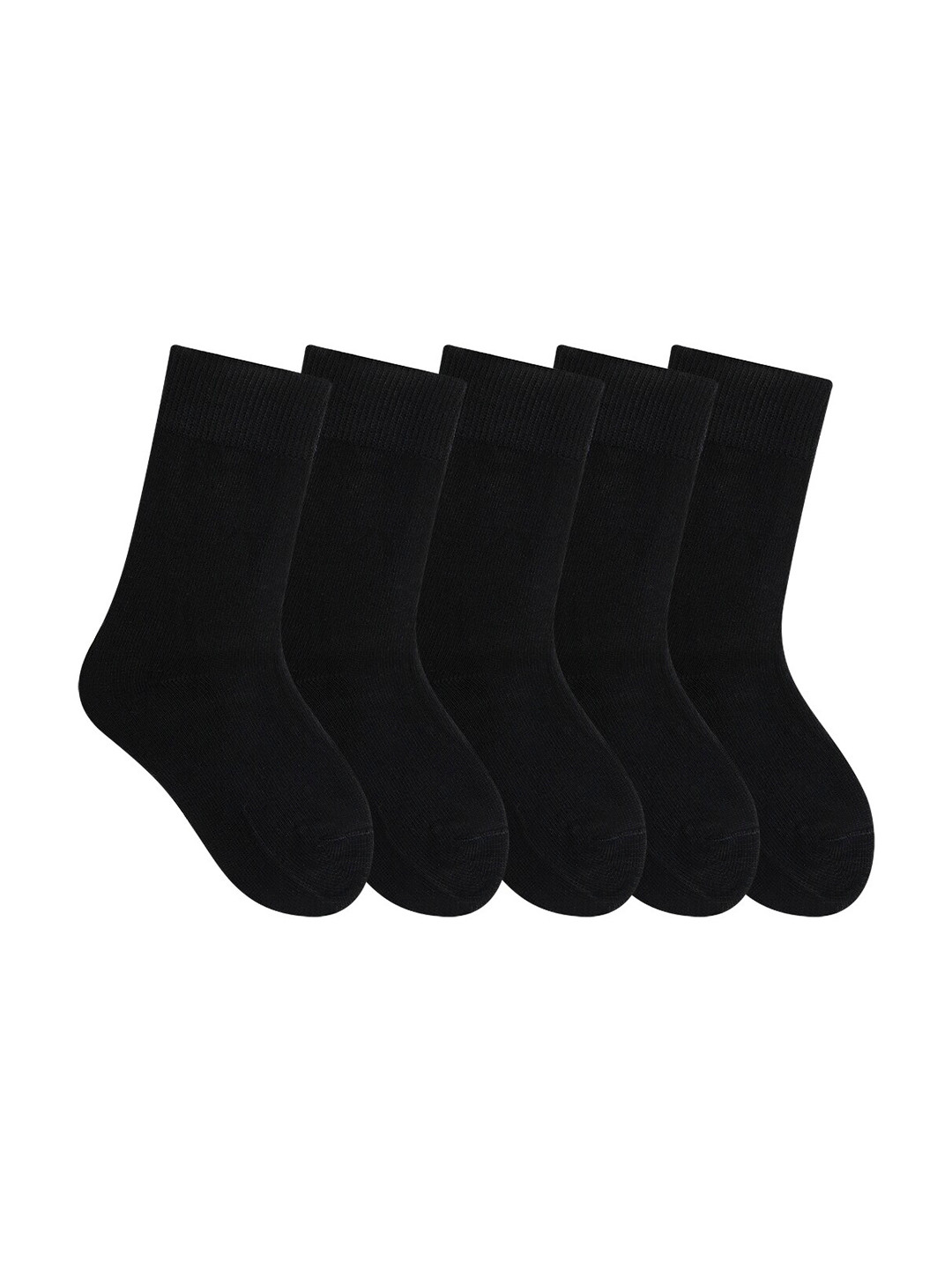 Bonjour Kids Pack of 5 Assorted Calf-Length School Socks