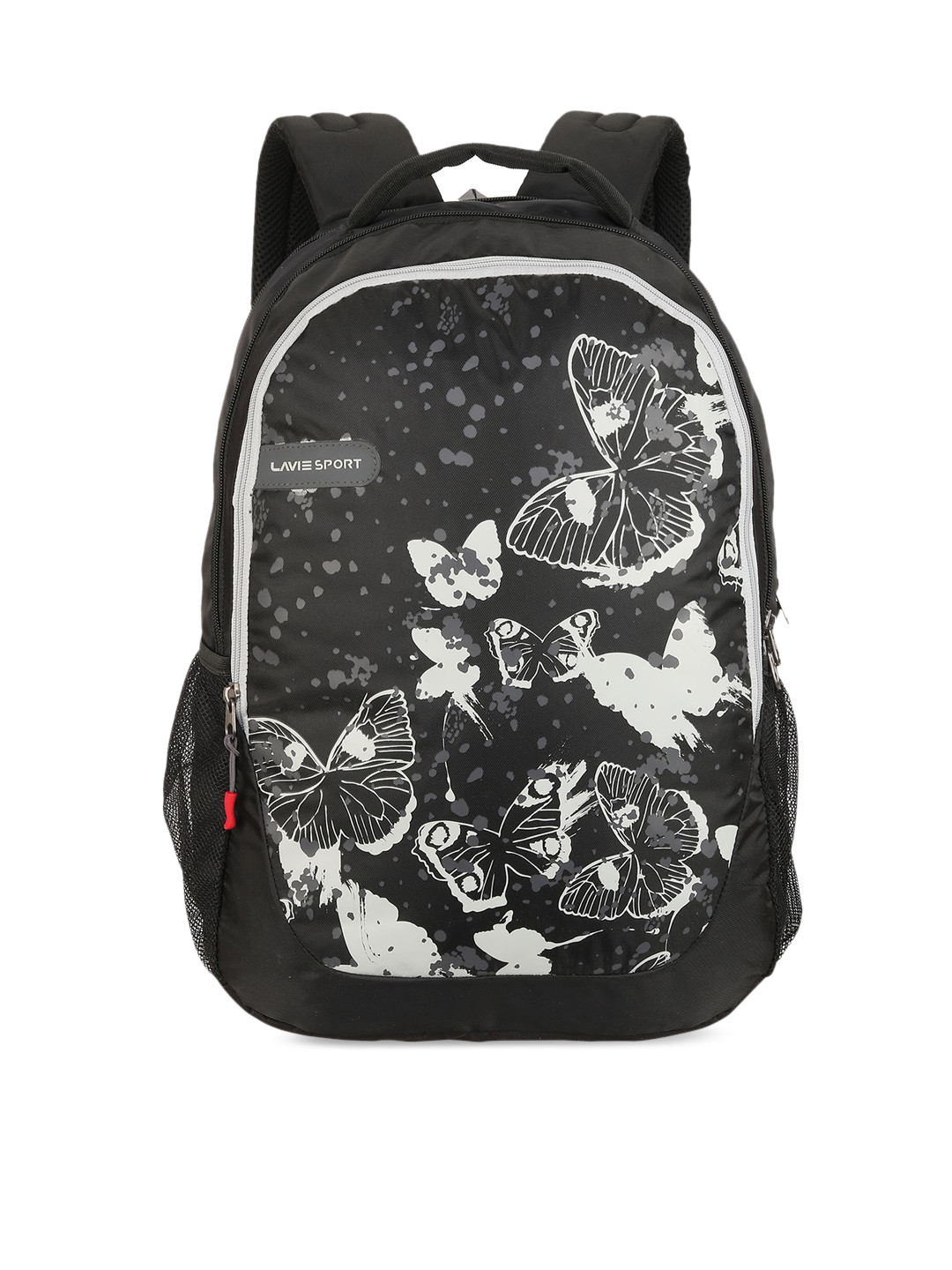 LAVIE SPORT Unisex Black Graphic Backpack
