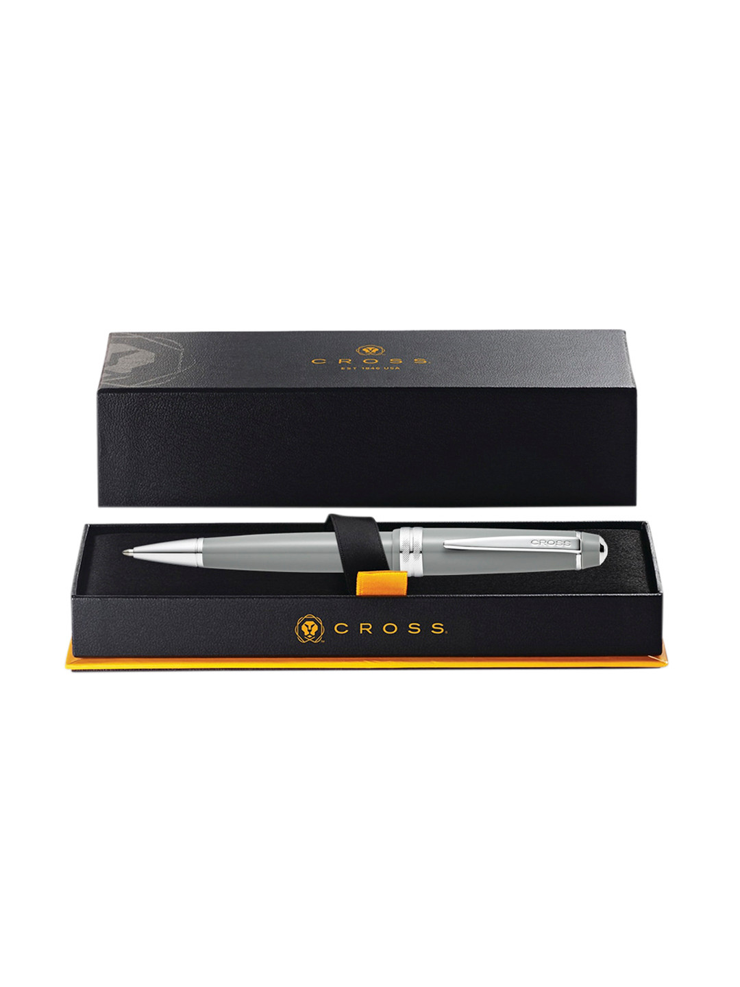 Cross Polished Gray Resin Bailey Light Ballpoint Pen