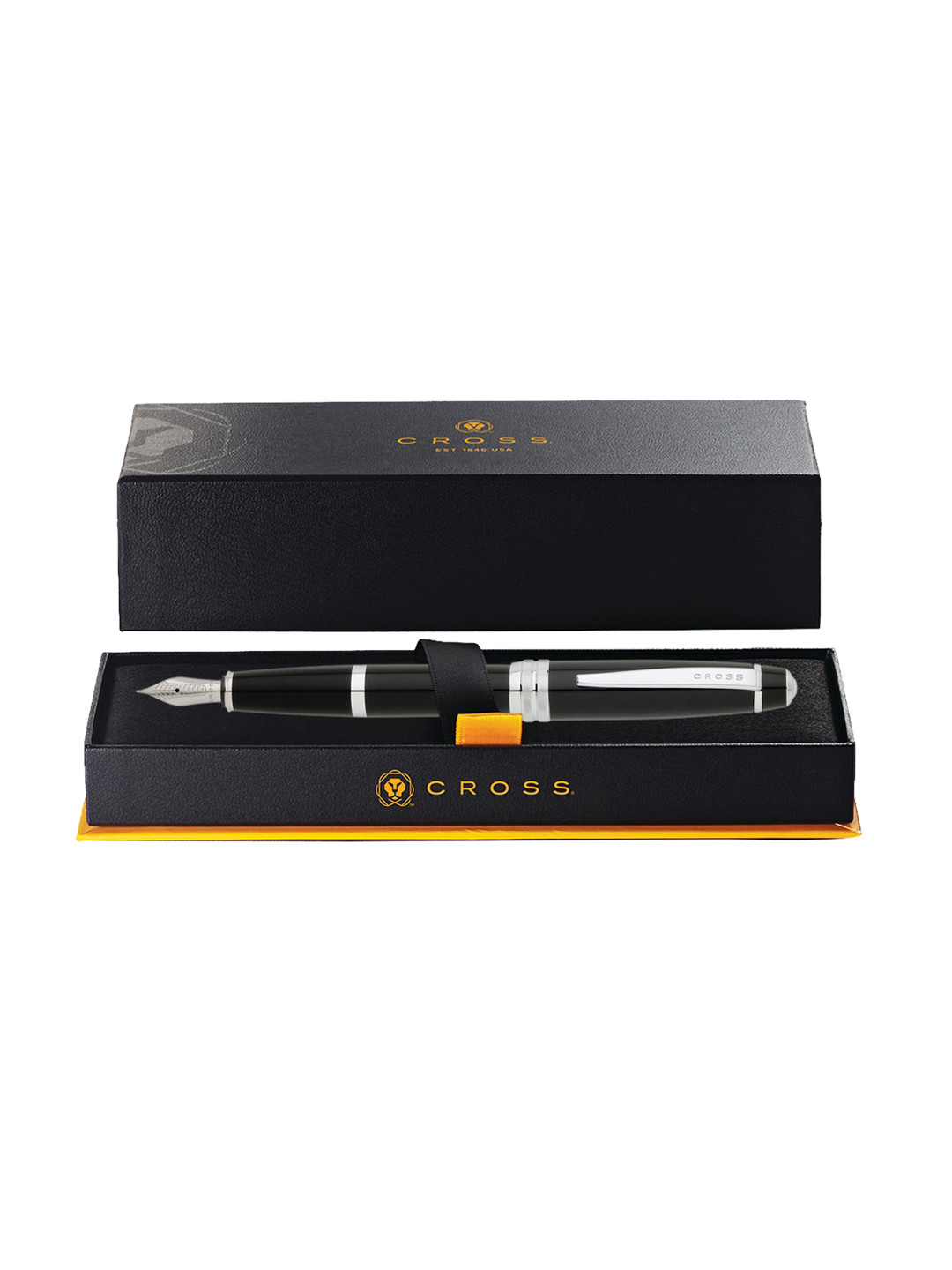 Cross Black Lacquer Bailey Fountain Pen