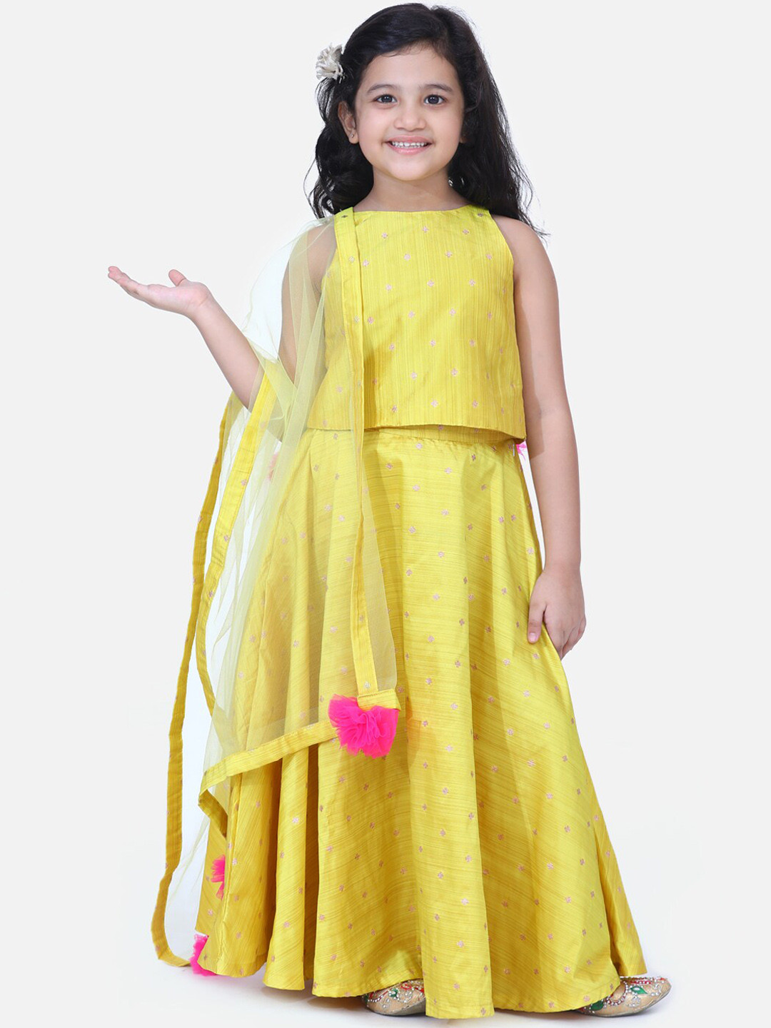 Fairies Forever Yellow Ready to Wear Lehenga & Blouse with Dupatta