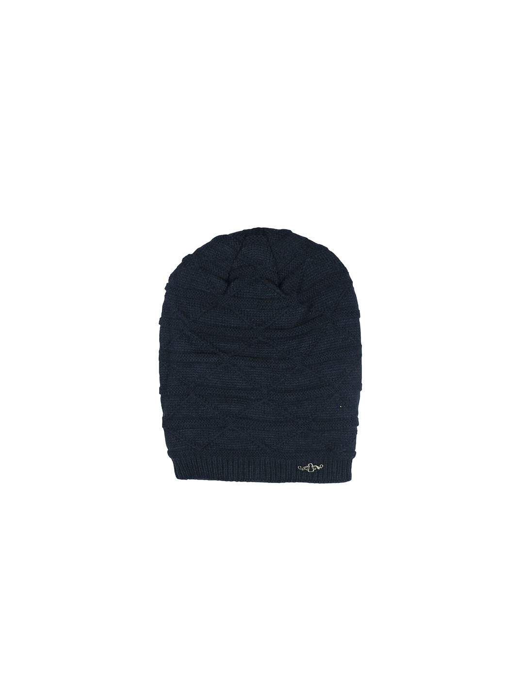 iSWEVEN Unisex Blue Solid Beanie