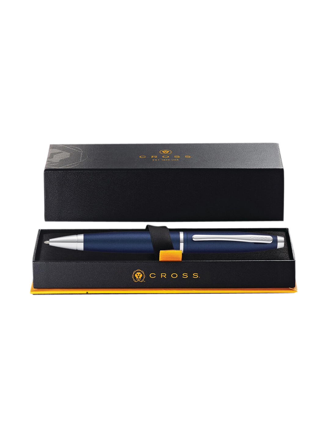 Cross Matte Metallic Midnight Blue Calais Ballpoint Pen