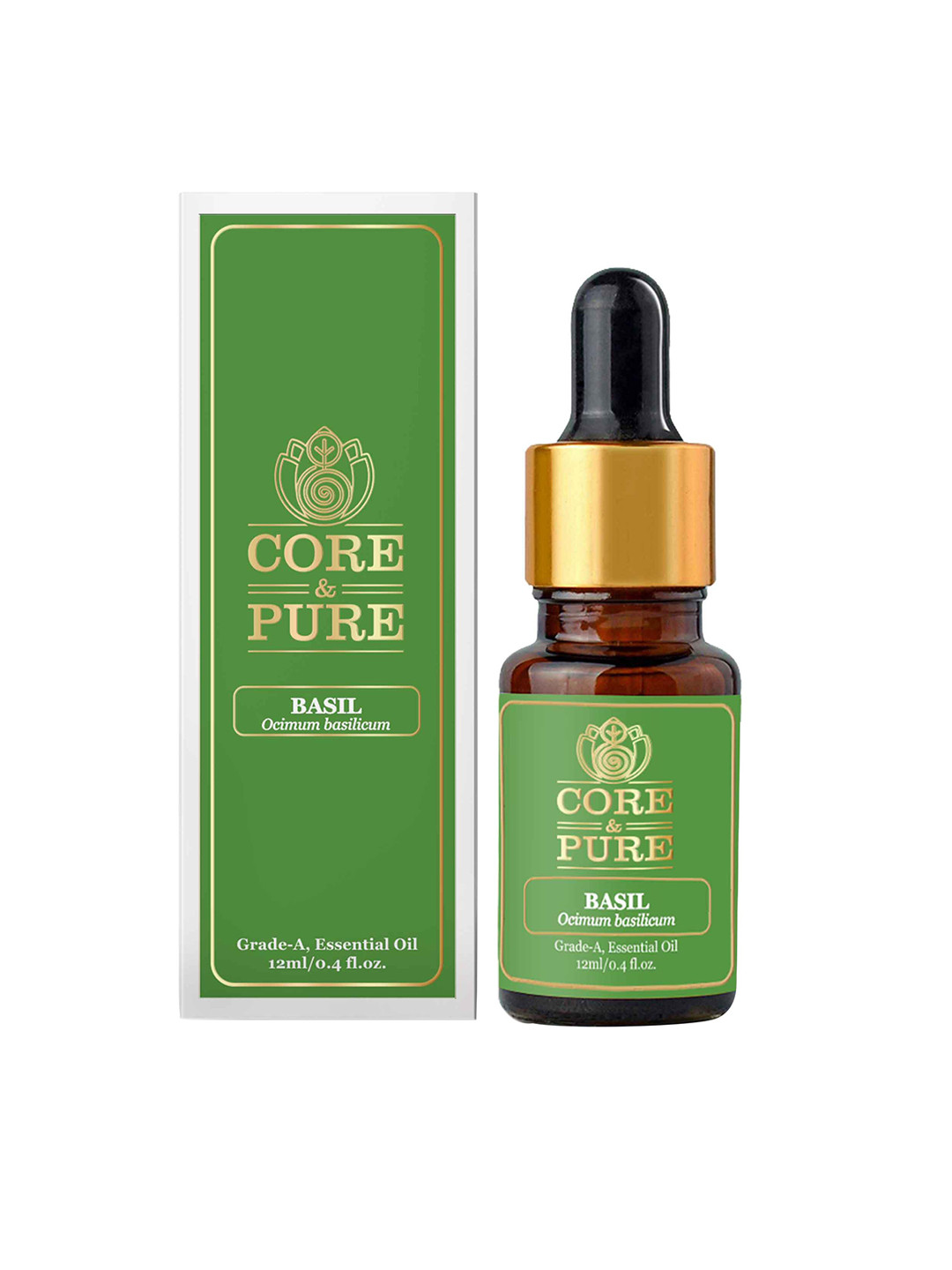 CORE & PURE Basil Grade-A Essential Oil 12ml