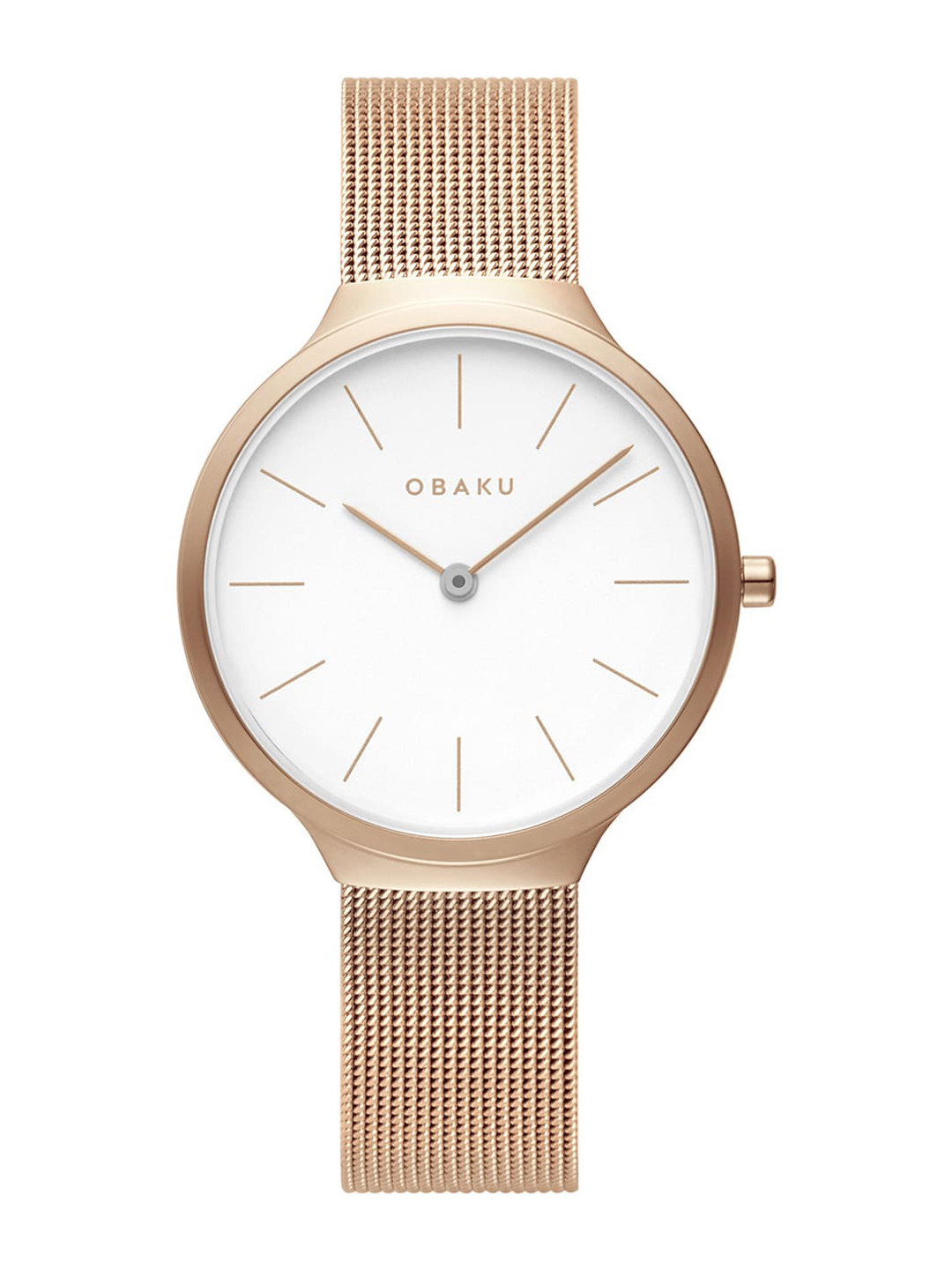 Obaku Women White Analogue Watch V240LXVWMV