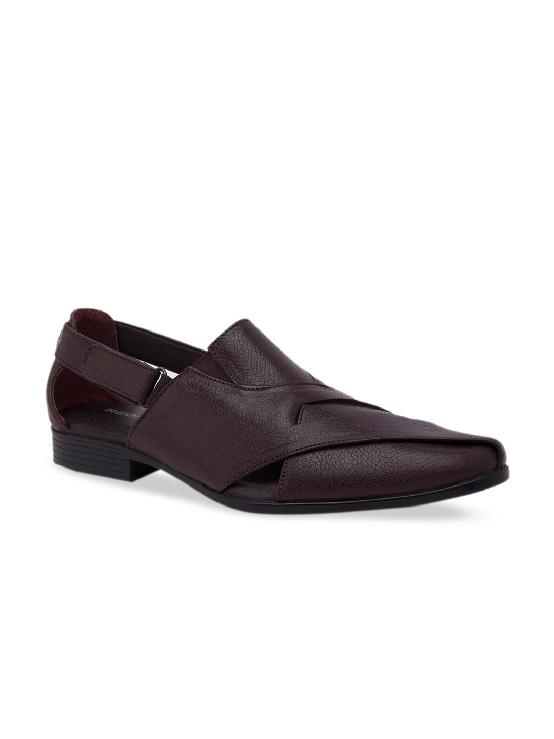 Regal Men Brown Leather Shoe-Style Sandals