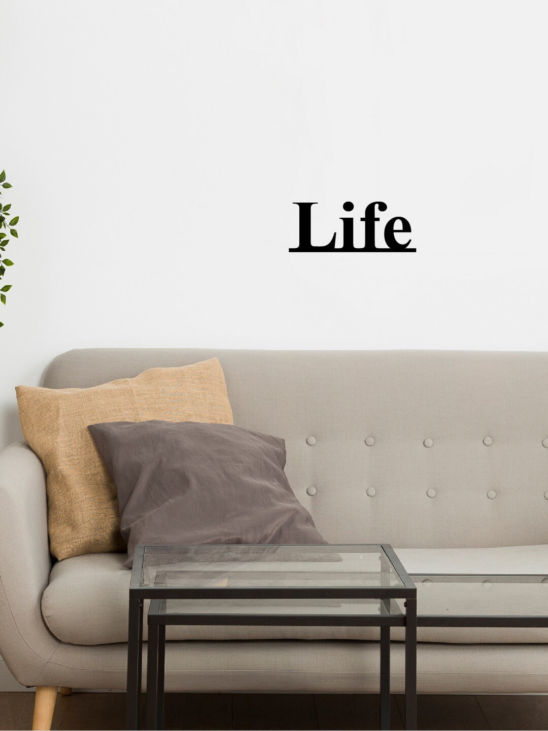 eCraftIndia Life Wood Matte Hanging Hall Signs and Plaques-3In