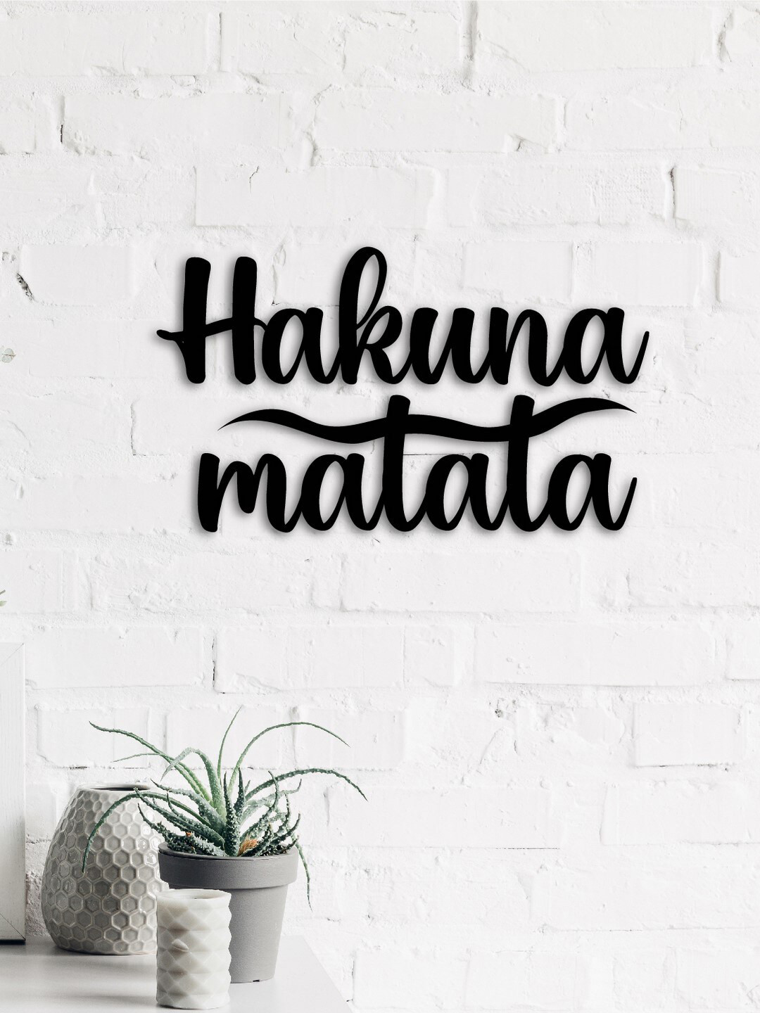 eCraftIndia High-Quality Wood Matte Hanging Hall Signs and Plaques-5In