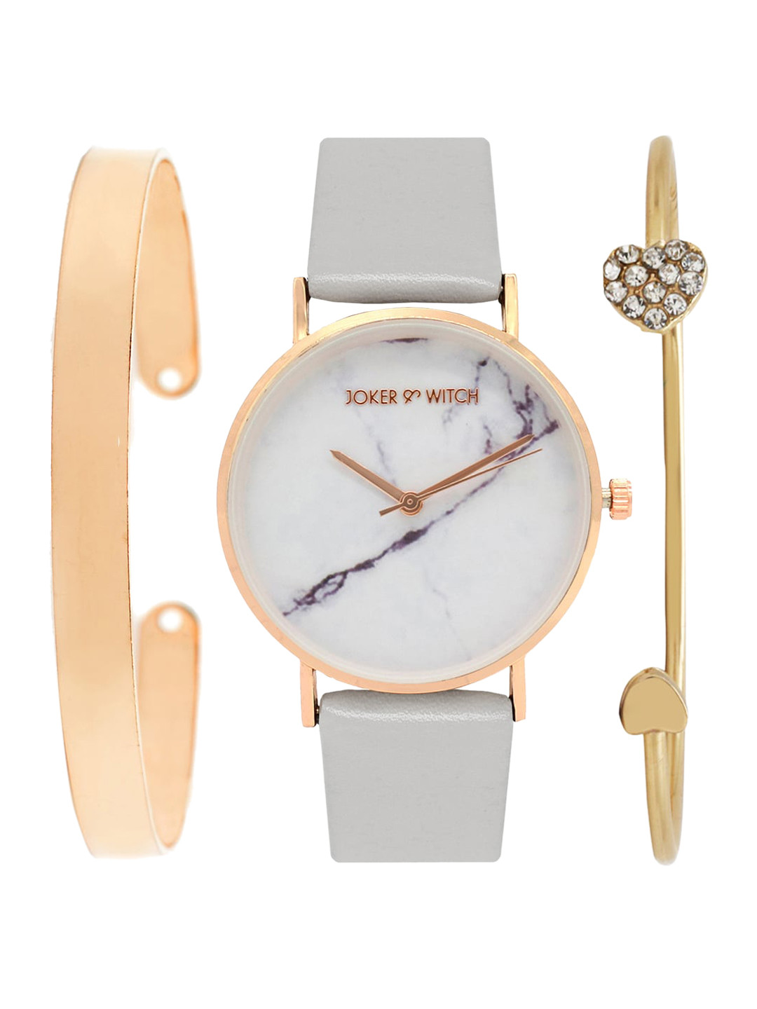 JOKER & WITCH Women Rose-Gold-Toned Star Watch Gift Set