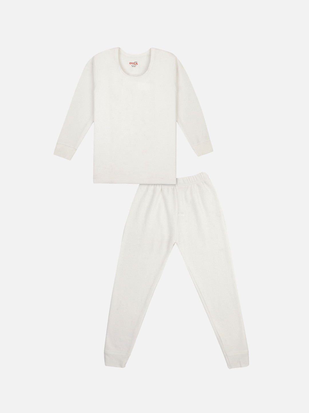 DYCA Kids Off-White Thermal Set