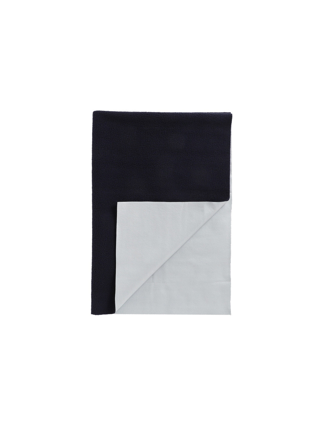 BUMZEE Kids Navy Blue Solid Small Mattress Protectors