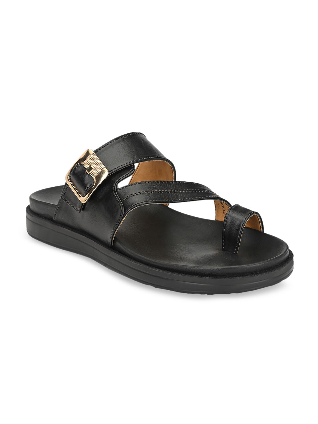 Eego Italy Men Black Sandals
