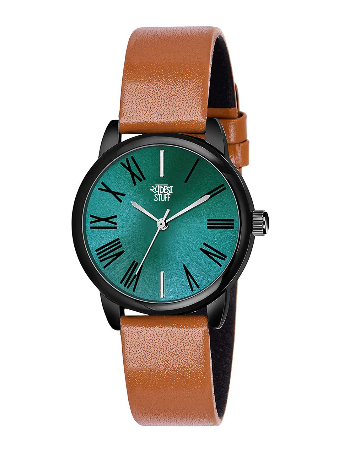 SWADESI STUFF Girls Brown & Green Analogue Watch