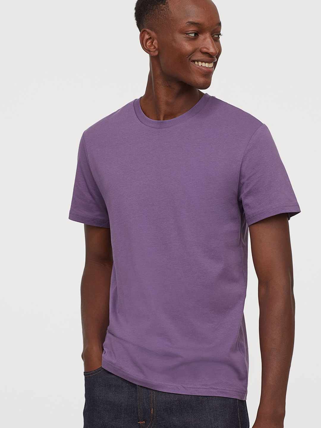 Solid purple t best sale shirt