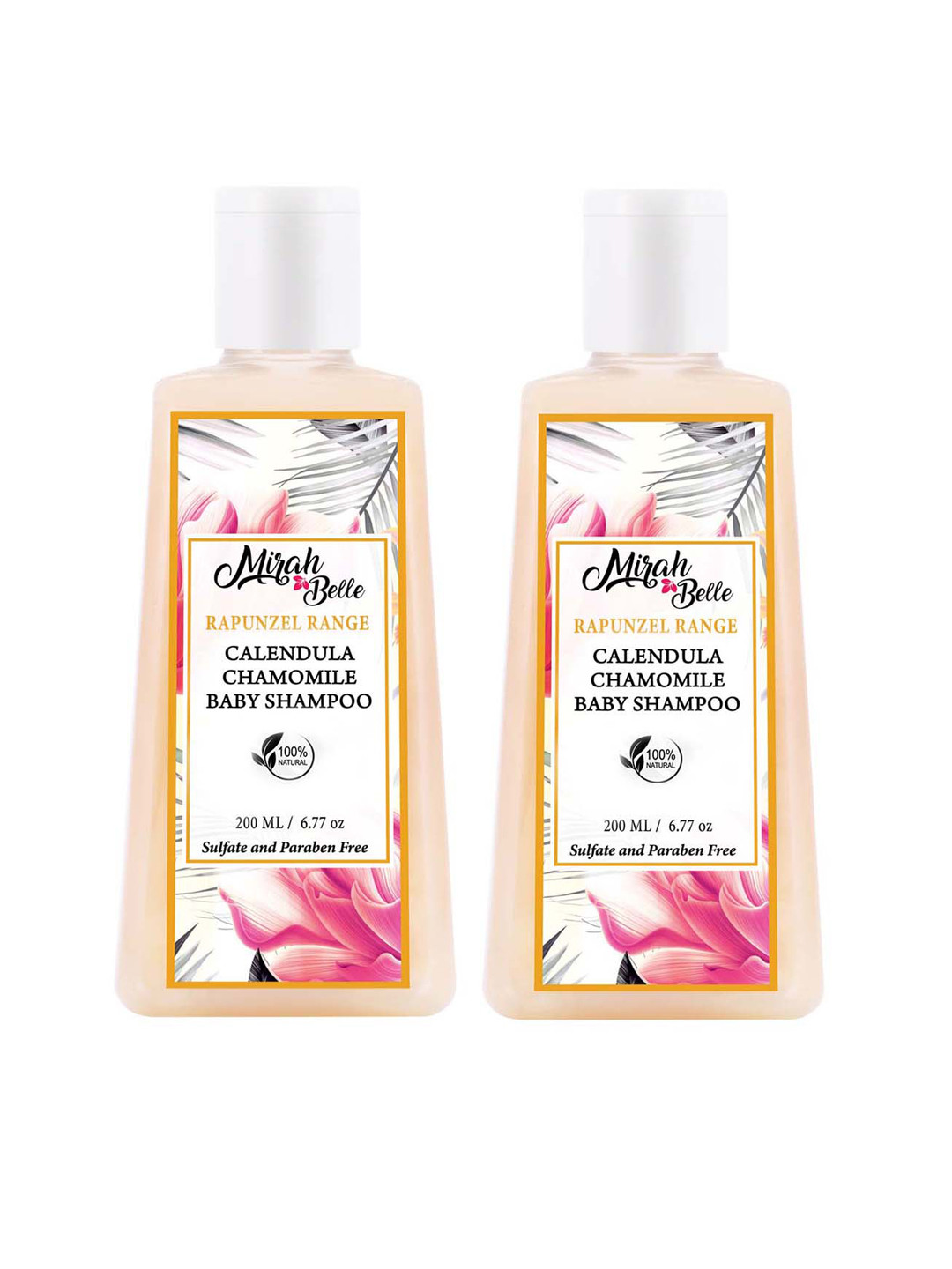 Mirah Belle Set of 2 Calendula - Chamomile Baby Shampoo 400 ml