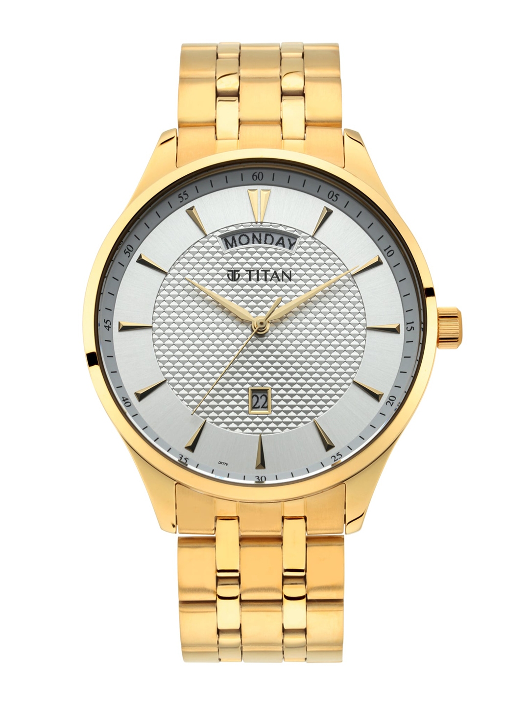 Titan Men White Analogue Watch