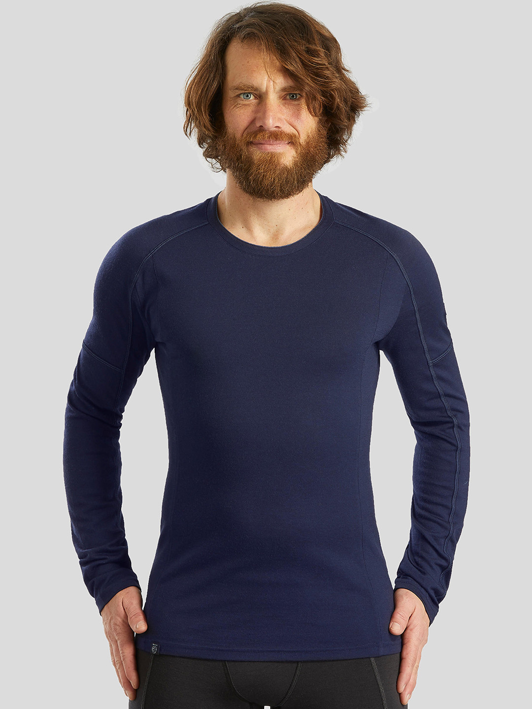 Decathlon FORCLAZ - Men Merino Wool Odourless Full Sleeve T-Shirt