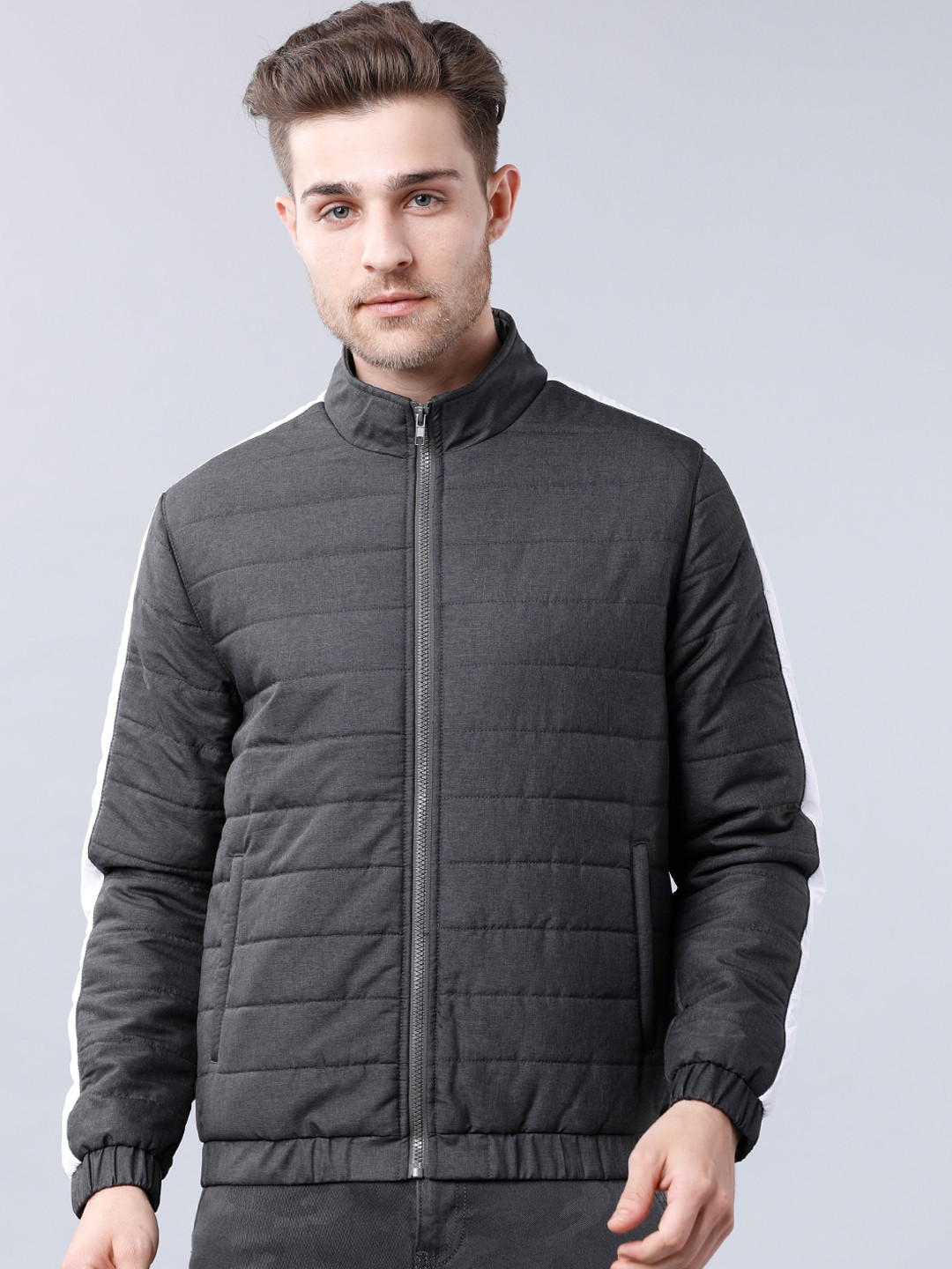 HIGHLANDER Men Black Solid Puffer Jacket