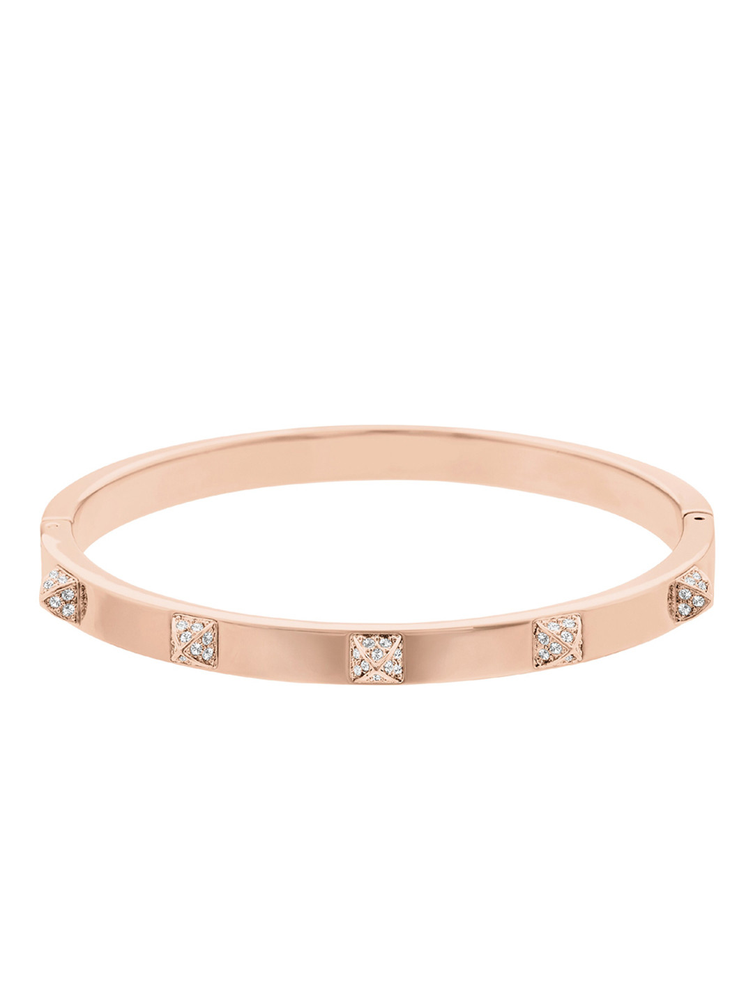SWAROVSKI Rose Gold-Plated Tactic Bangle