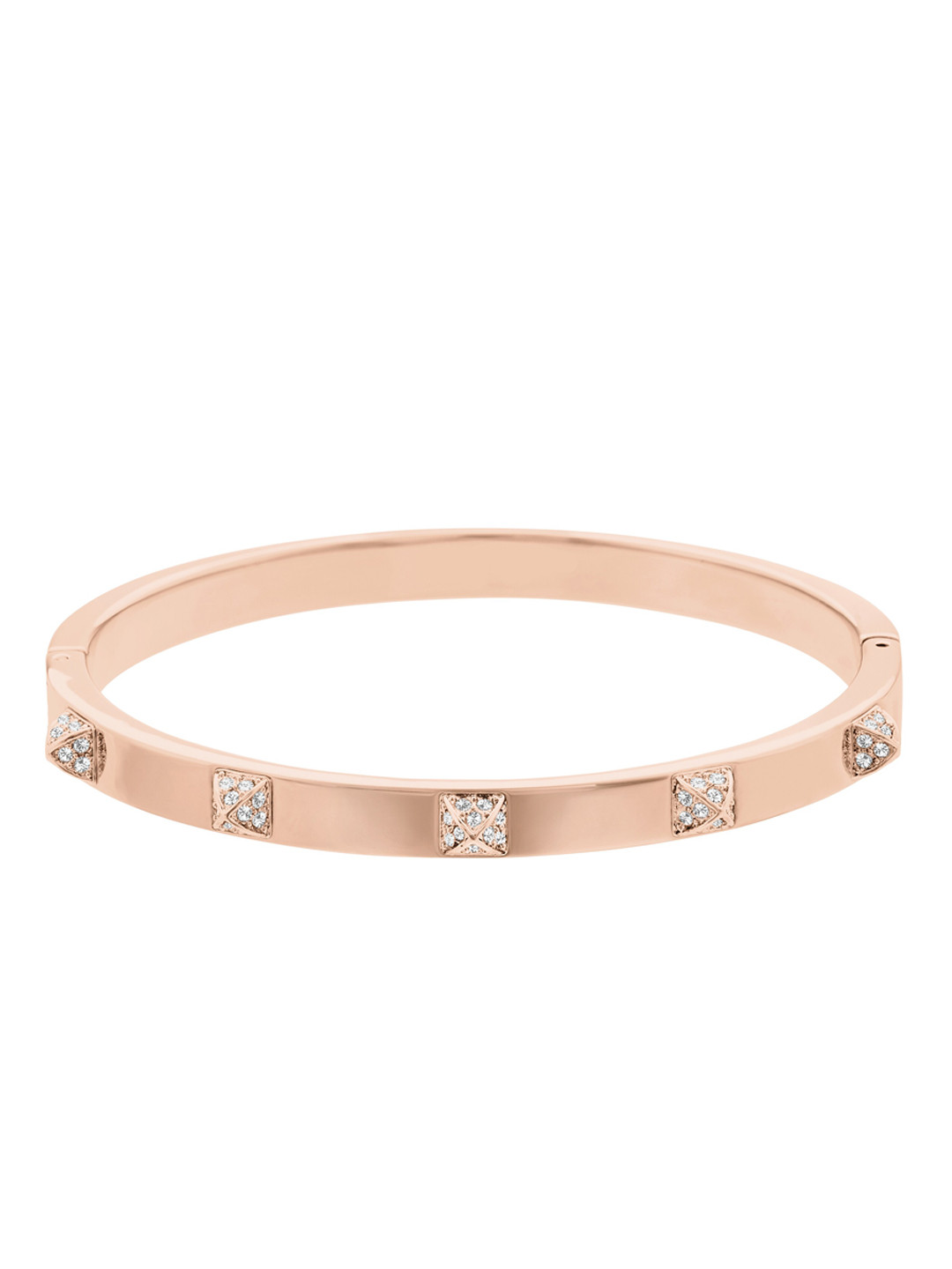 SWAROVSKI Rose Gold-Plated Tactic Bangle