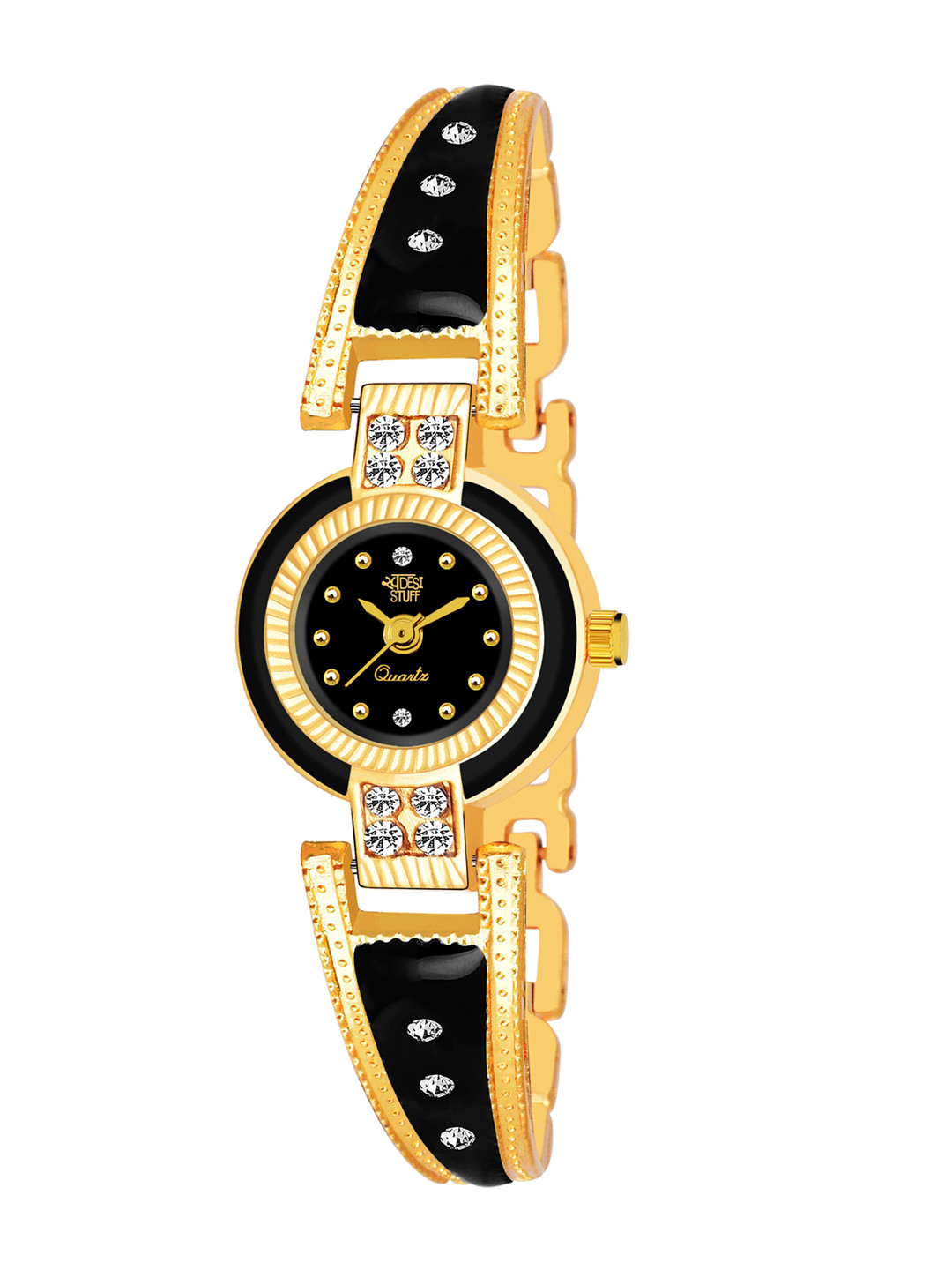 SWADESI STUFF Girls Black Analogue Watch SDS 91