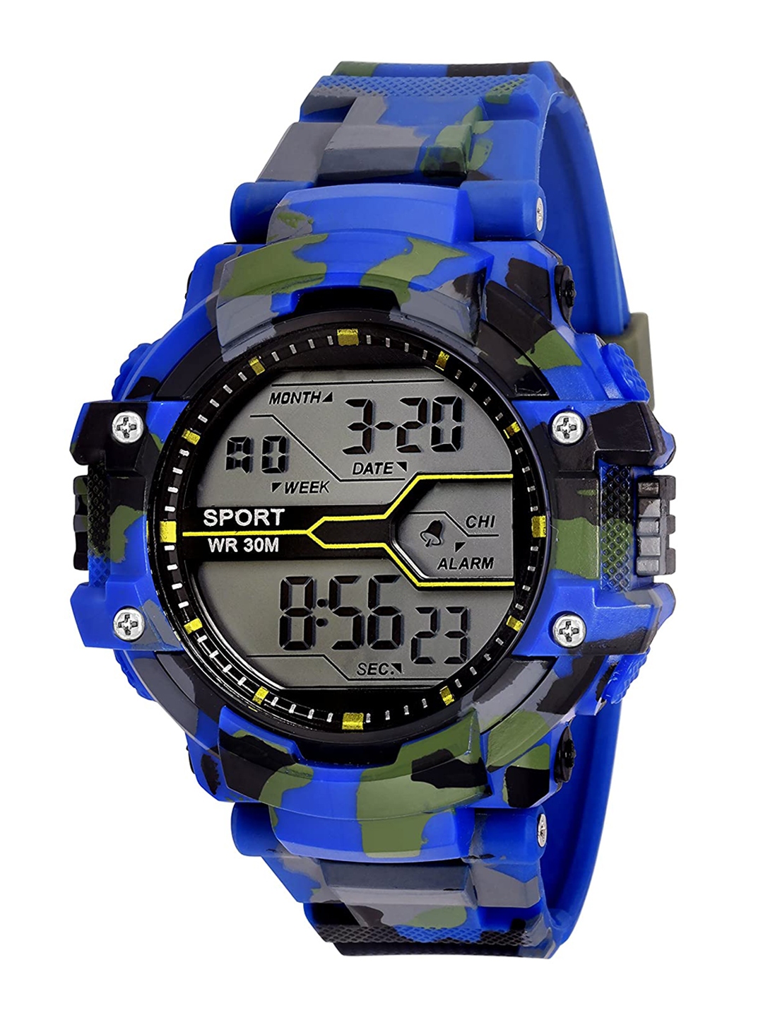 SWADESI STUFF Boys Multicoloured Digital Watch SDS 77 BLUE