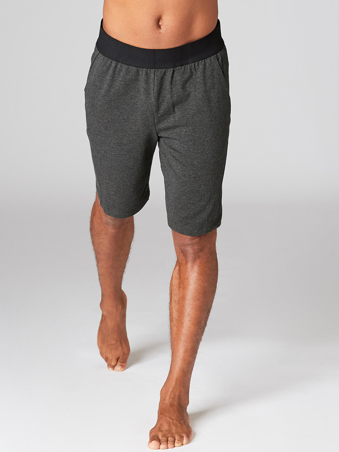 Decathlon Men Organic Cotton Regular Yoga Shorts