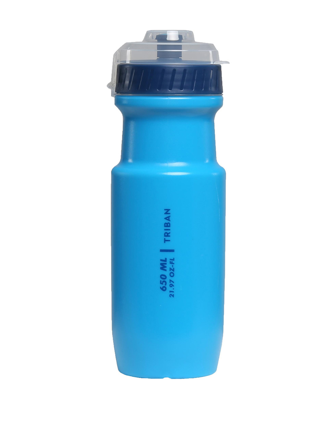 TRIBAN By Decathlon Blue Typography Plastic Integrated Spout Water Bottle - 650ml
