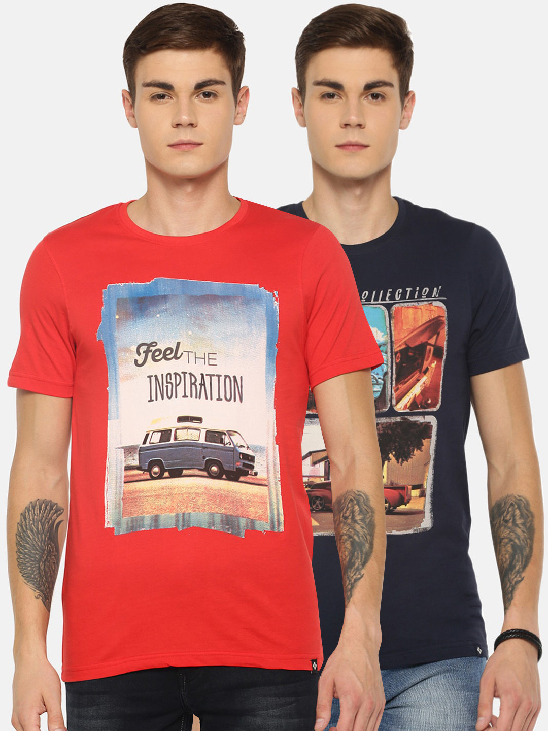 Dollar Men's Cotton Printed T-Shirt