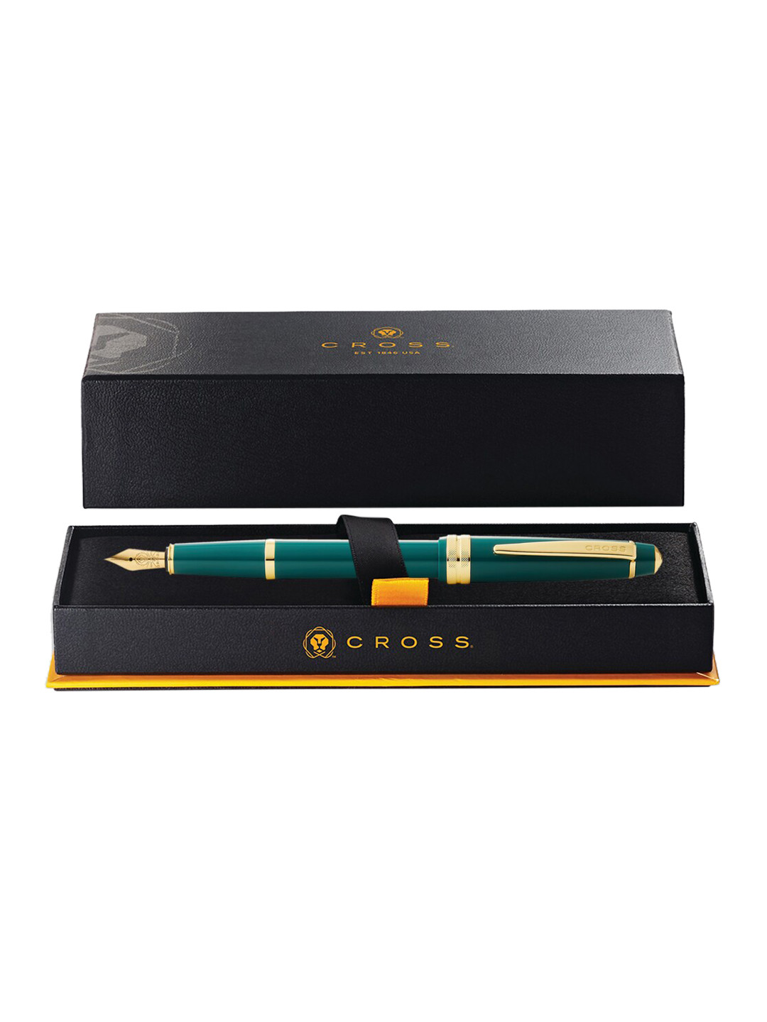 Cross Polished Green Resin Bailey Light Fountain Pen
