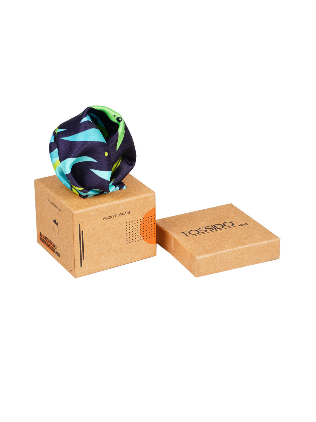 Tossido Men Multicolored Printed Pocket Square