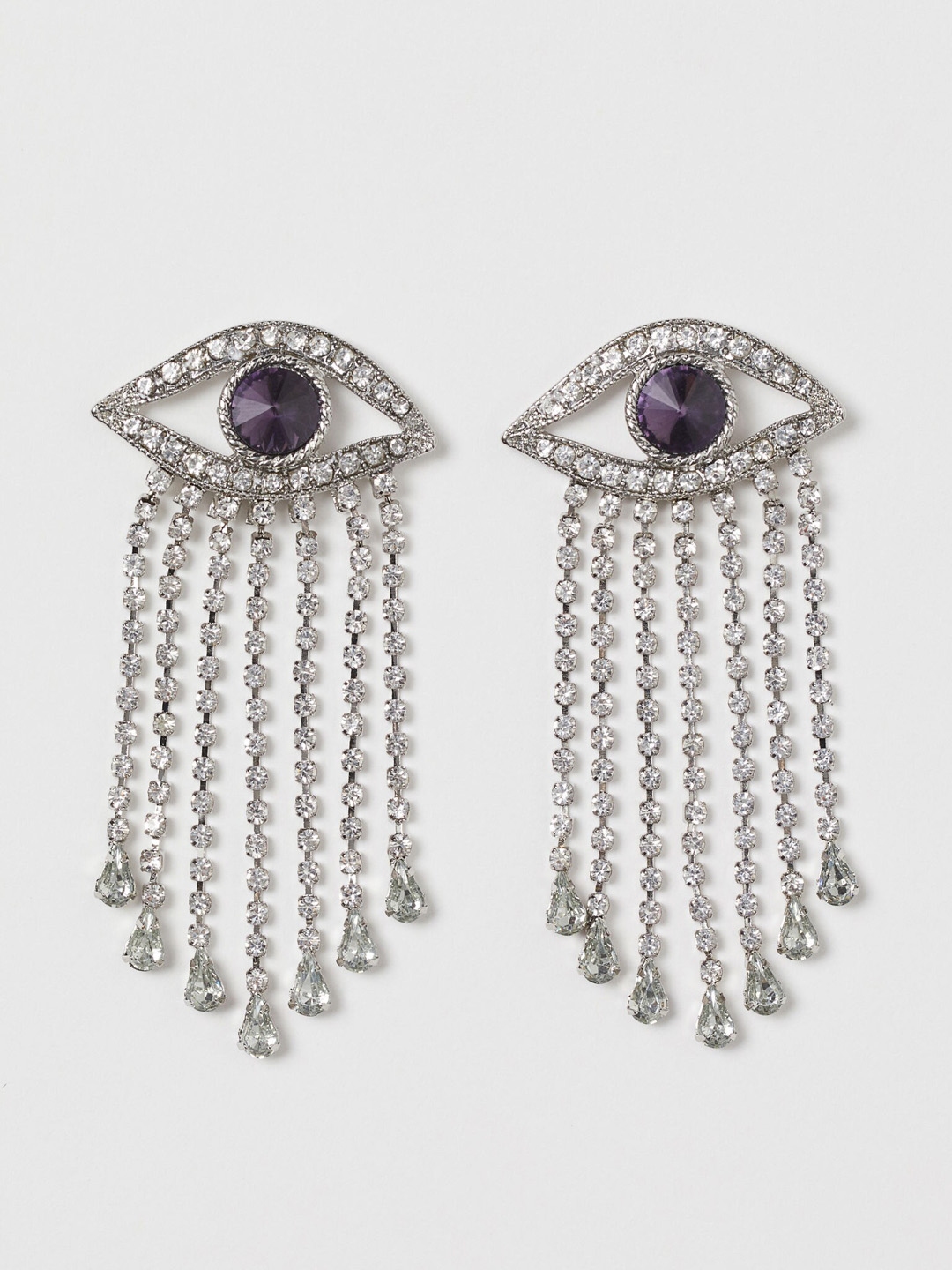 Evil eye earrings h&m 2025