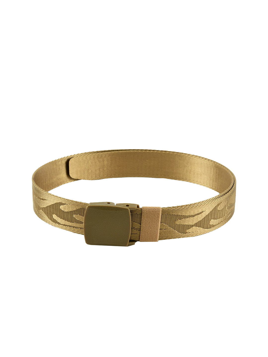 Kastner Men Khaki Woven Design  Belt