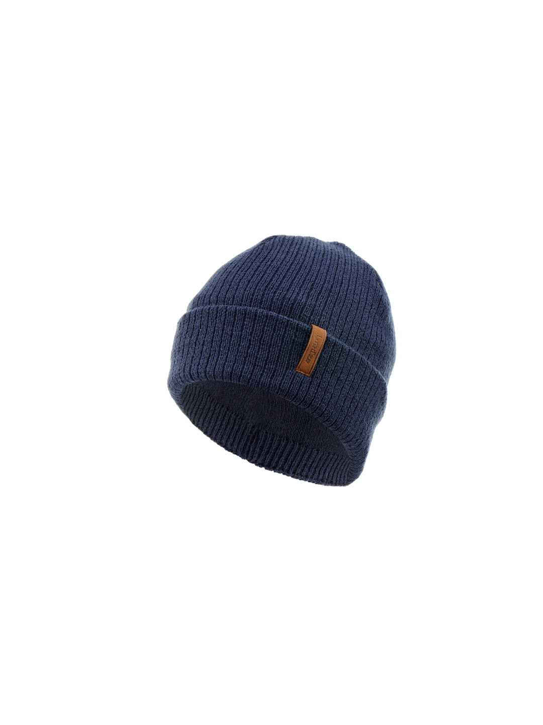Decathlon WEDZE - Unisex Kids Navy Blue Solid Ski Warm Beanie