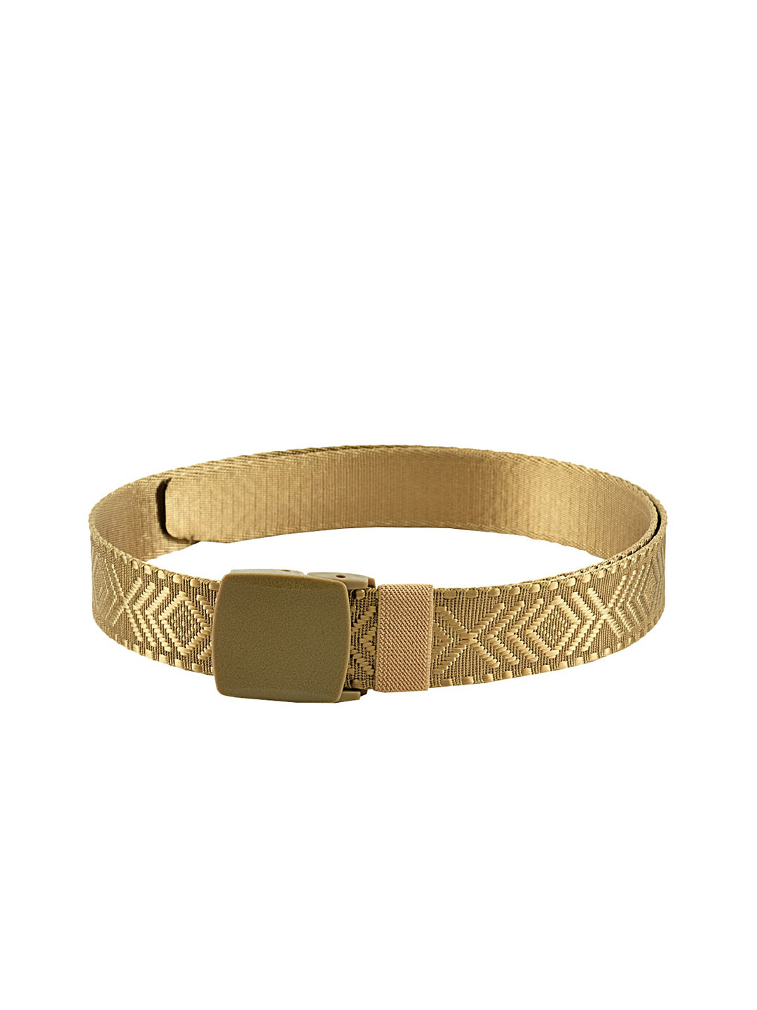 Kastner Men Khaki Woven Design Belt