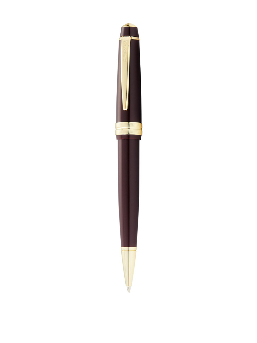 Cross Polished Burgundy Resin and Gold Tone Bailey Light Ballpoint Pen