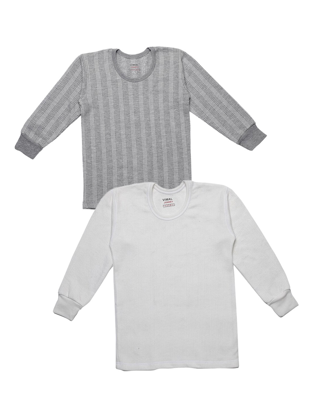 MACK Johnny Unisex Kids Pack of 2 Multi Color Thermal Tops