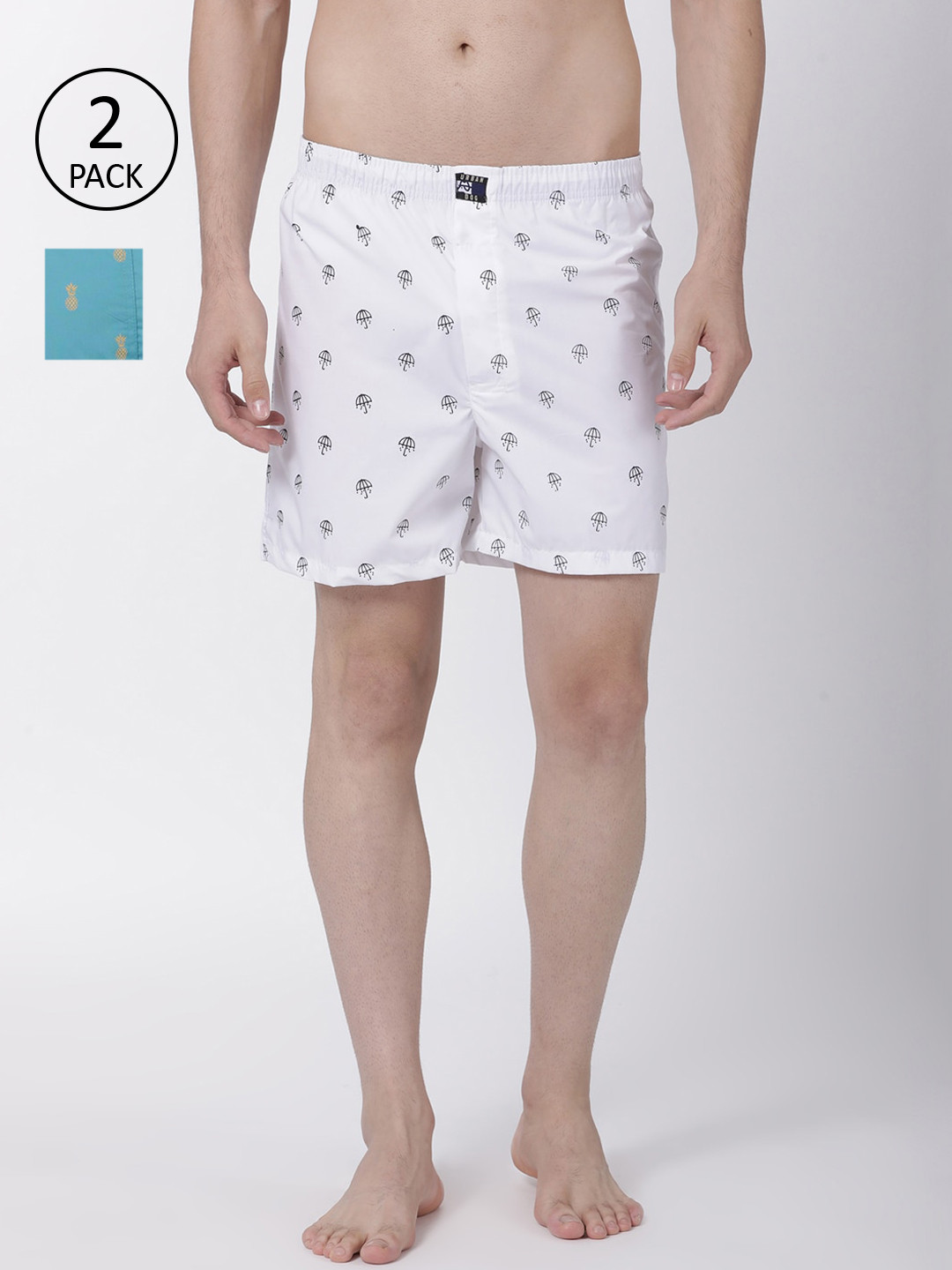 Urban Dog Men Pack Of 2 Assorted Boxers UDBX140_UDBX143