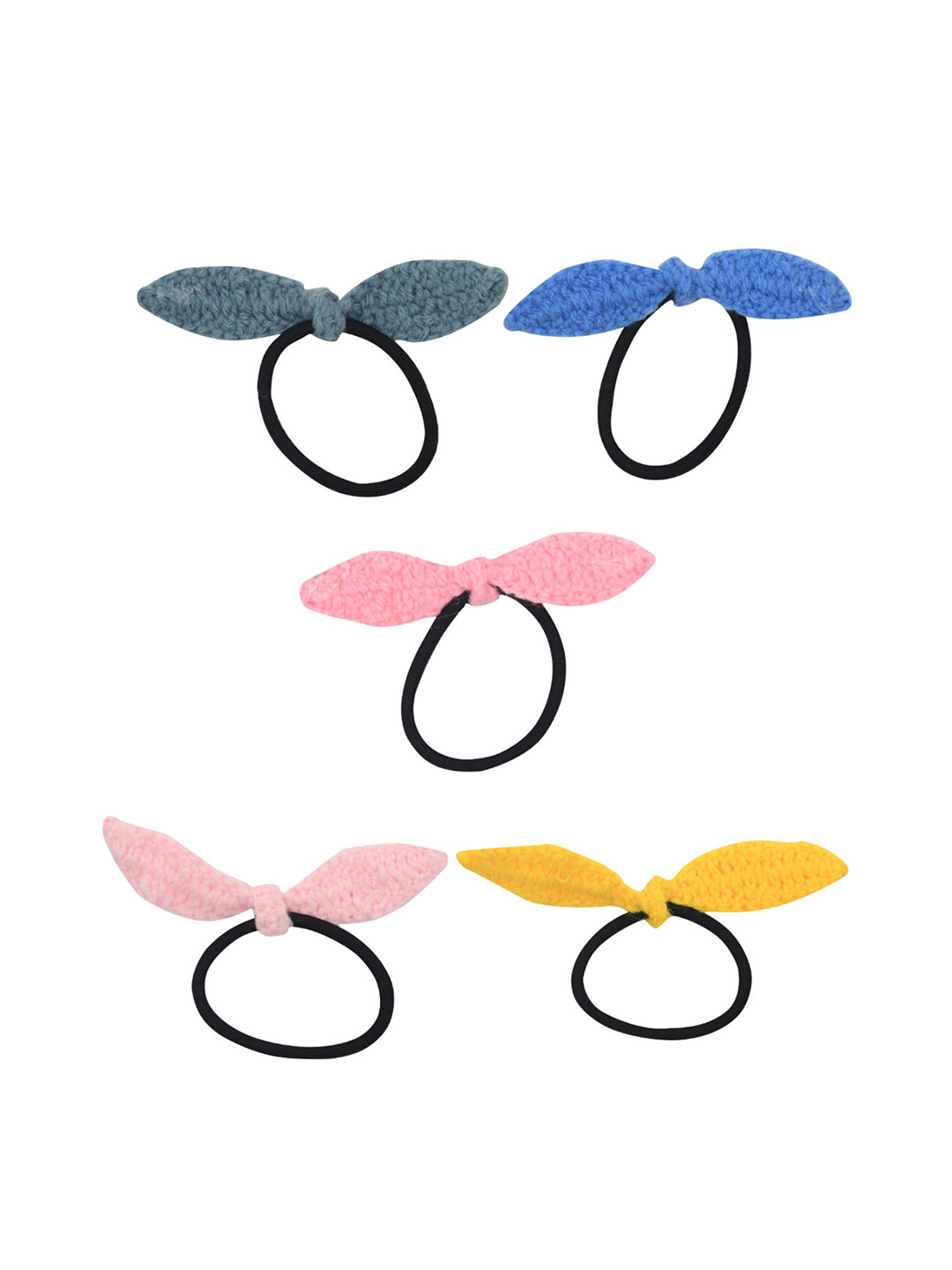 FUNKRAFTS Girls Pack of 5 Multi Coloured Headband